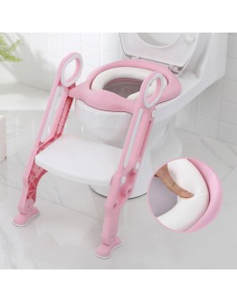 Детска седалка за тоалетна чиния със стълба